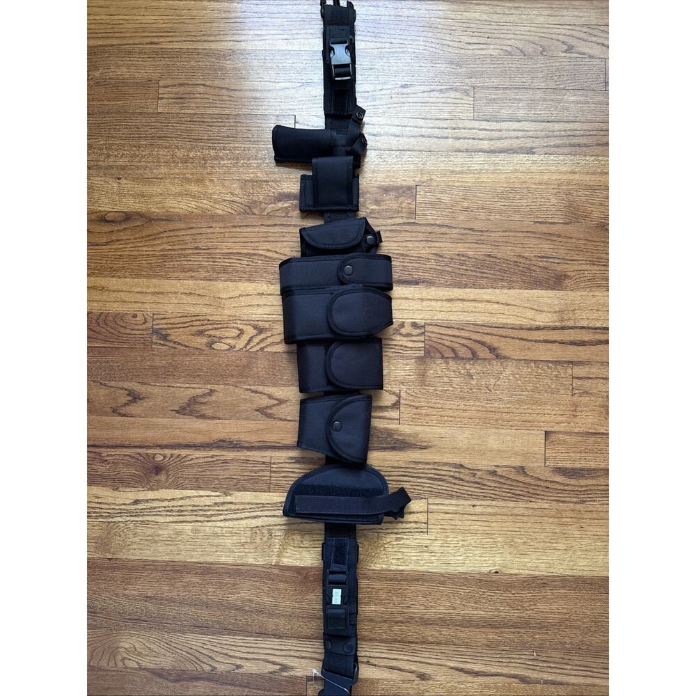 8 in 1 Tactical Duty Belt Nylon Modular Equipment System Security Military Belt.